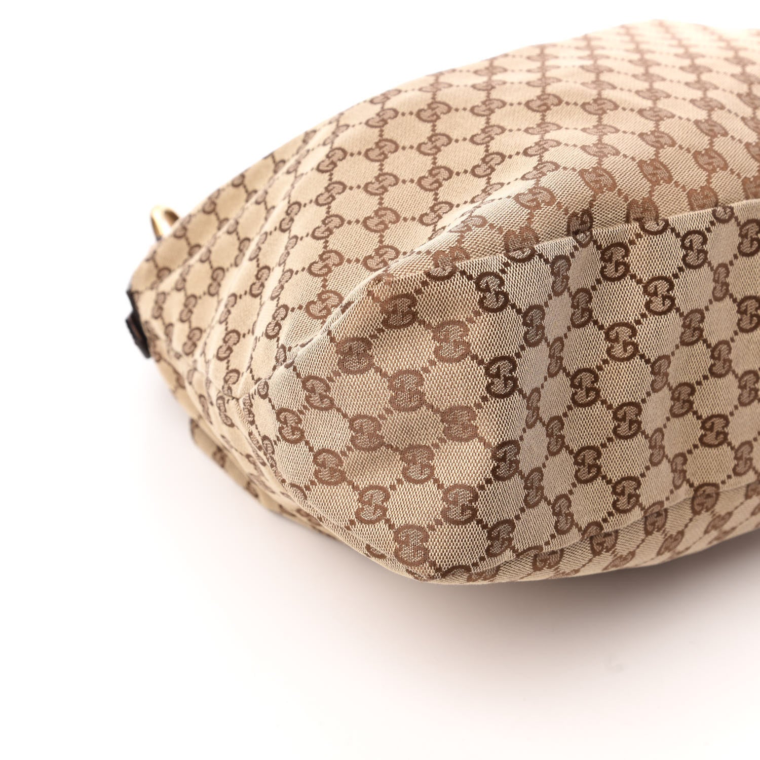 Gucci Monogram Large Horsebit Chain Hobo Dark Brown 7 of 8