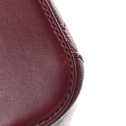 Chanel Shiny Calfskin Goatskin Quilted Small Coco Curve Vanity Burgundy 11 of 11