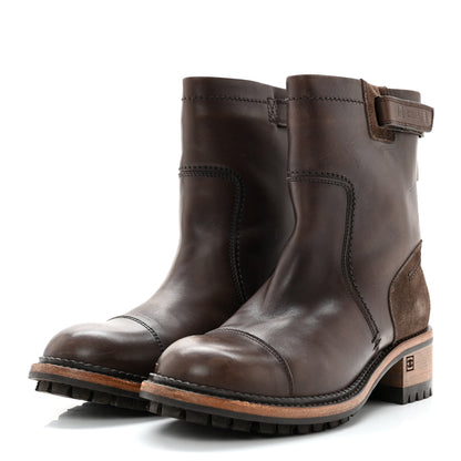 Chanel Calfskin Mid Calf Boots 40 Brown 3 of 13