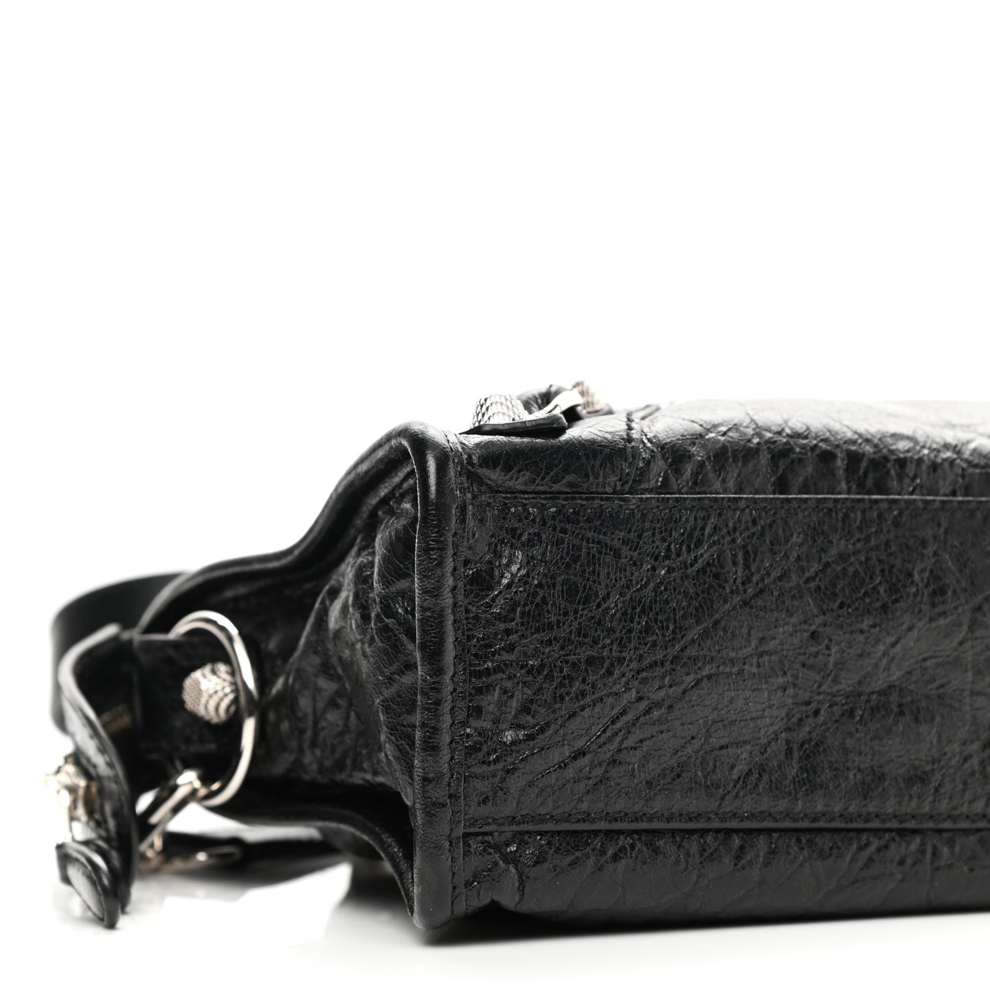 Agneau Giant 12 Silver Hardware Mini City Black