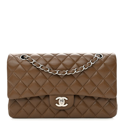 Chanel Caviar Quilted Medium Double Flap Brown 1 of 10