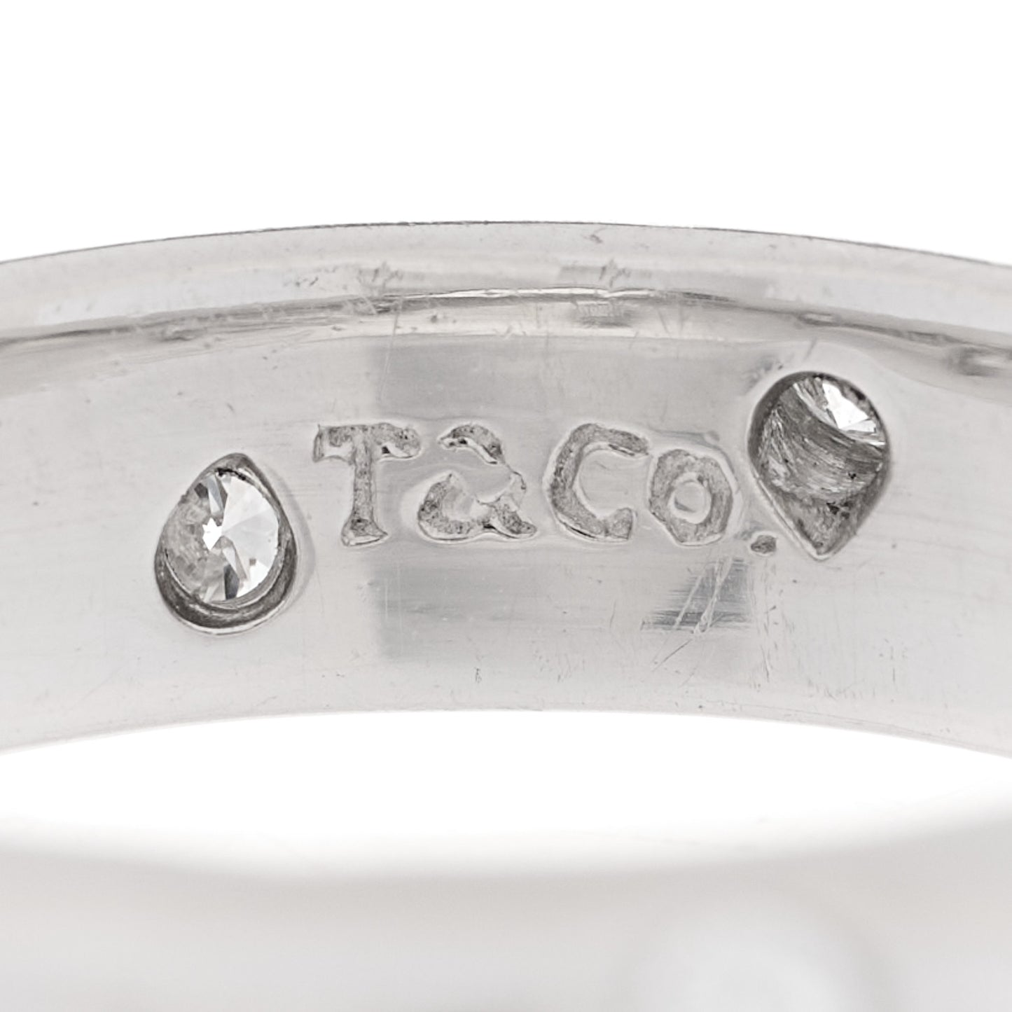 Platinum Diamond 4mm Etoile Band Ring 49 4.75