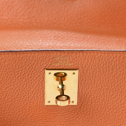 Hermes Togo Kelly Retourne 32 Orange 11 of 13