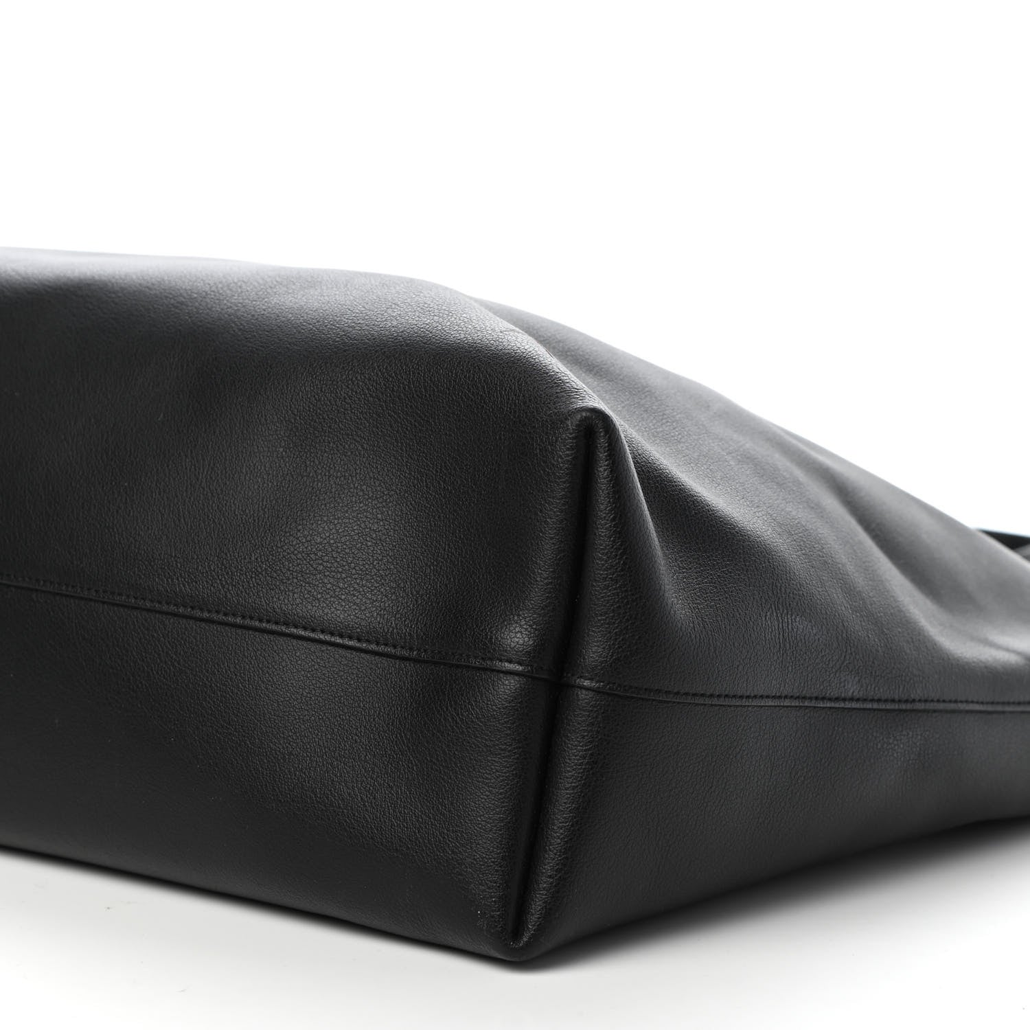 Saint Laurent Calfskin Large Shopping Tote Black 10 of 10