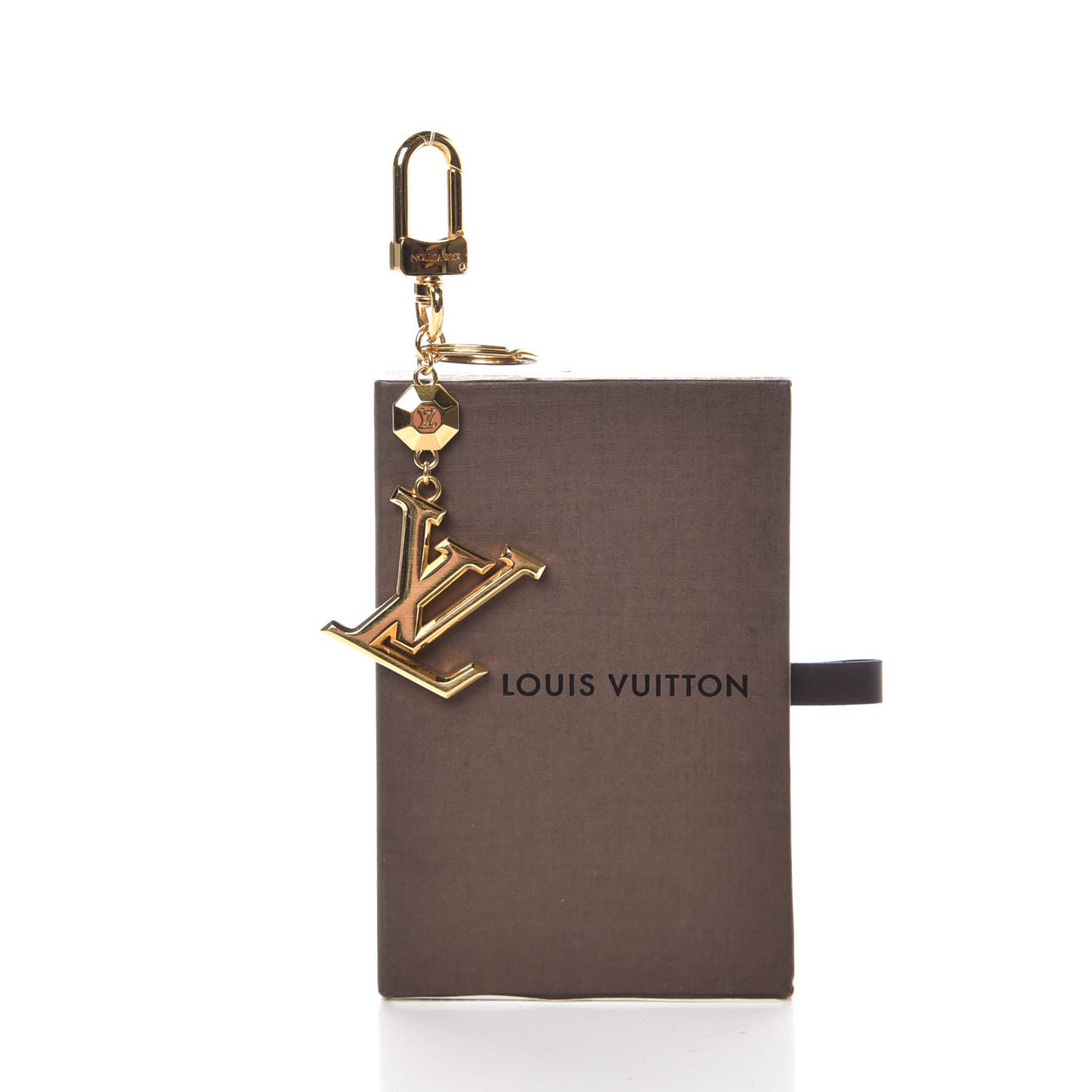 LV Facettes Bag Charm Key Holder Gold