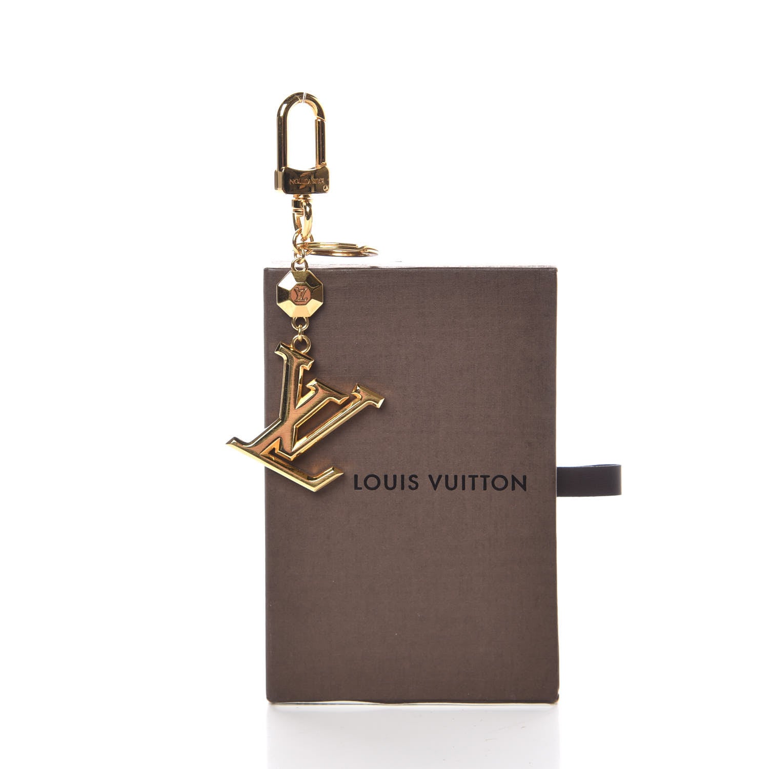 Louis Vuitton LV Facettes Bag Charm Key Holder Gold 3 of 3