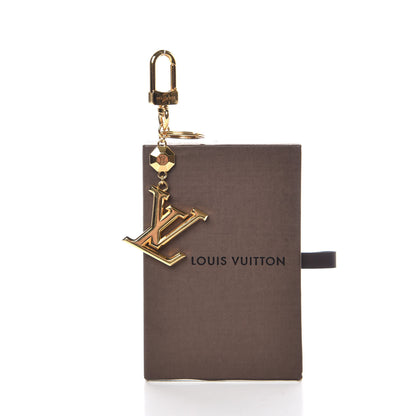 Louis Vuitton LV Facettes Bag Charm Key Holder Gold 3 of 3