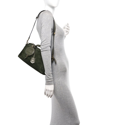 Fendi Suede Vitello Dolce Coin Pocket Medium By The Way Boston Bag Amazzonia Equatore 2 of 15
