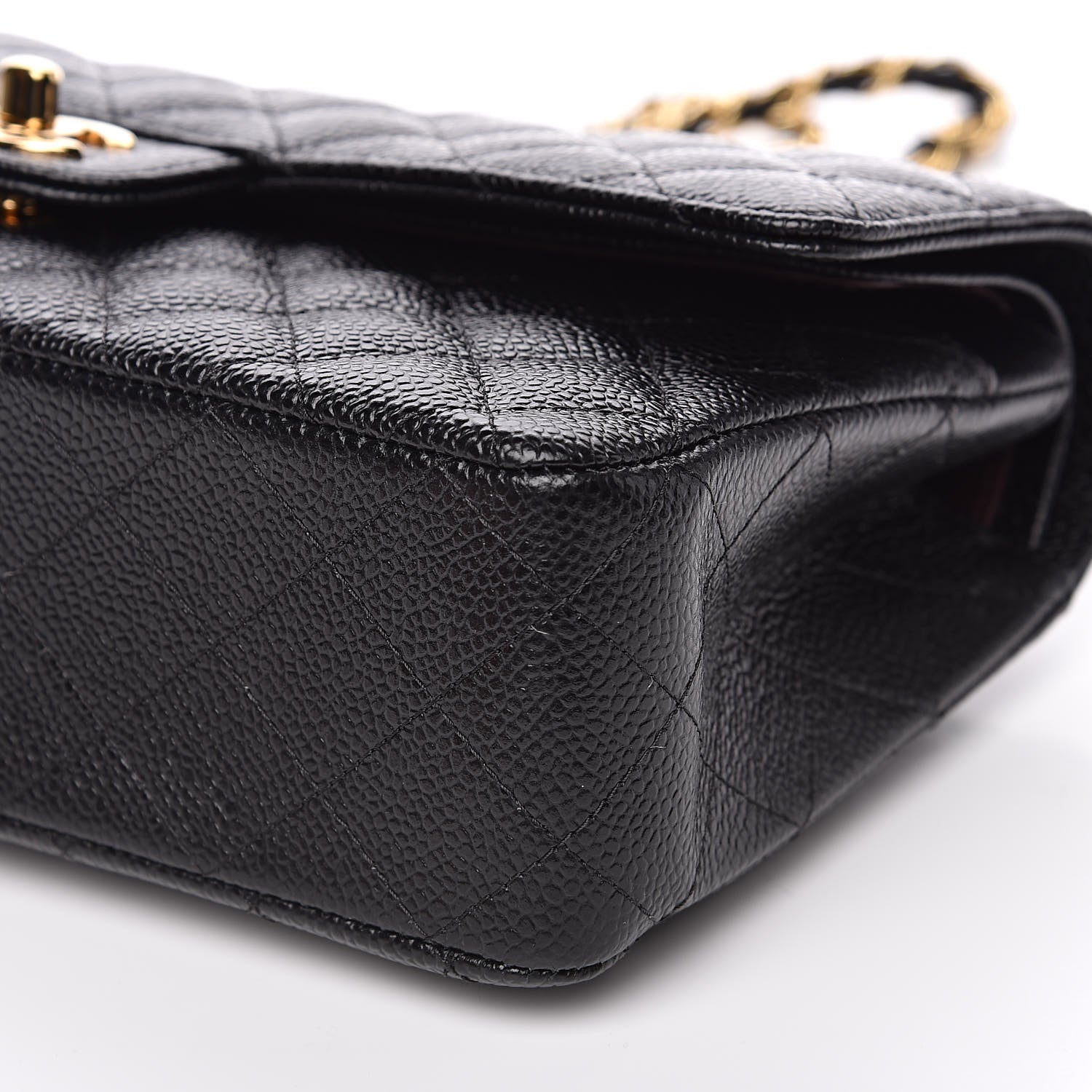 Chanel Caviar Quilted Medium Double Flap Black 9 of 10