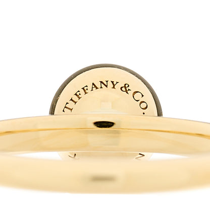 Tiffany 18K Yellow Gold 8mm Hardwear Ball Ring 54 7 5 of 8