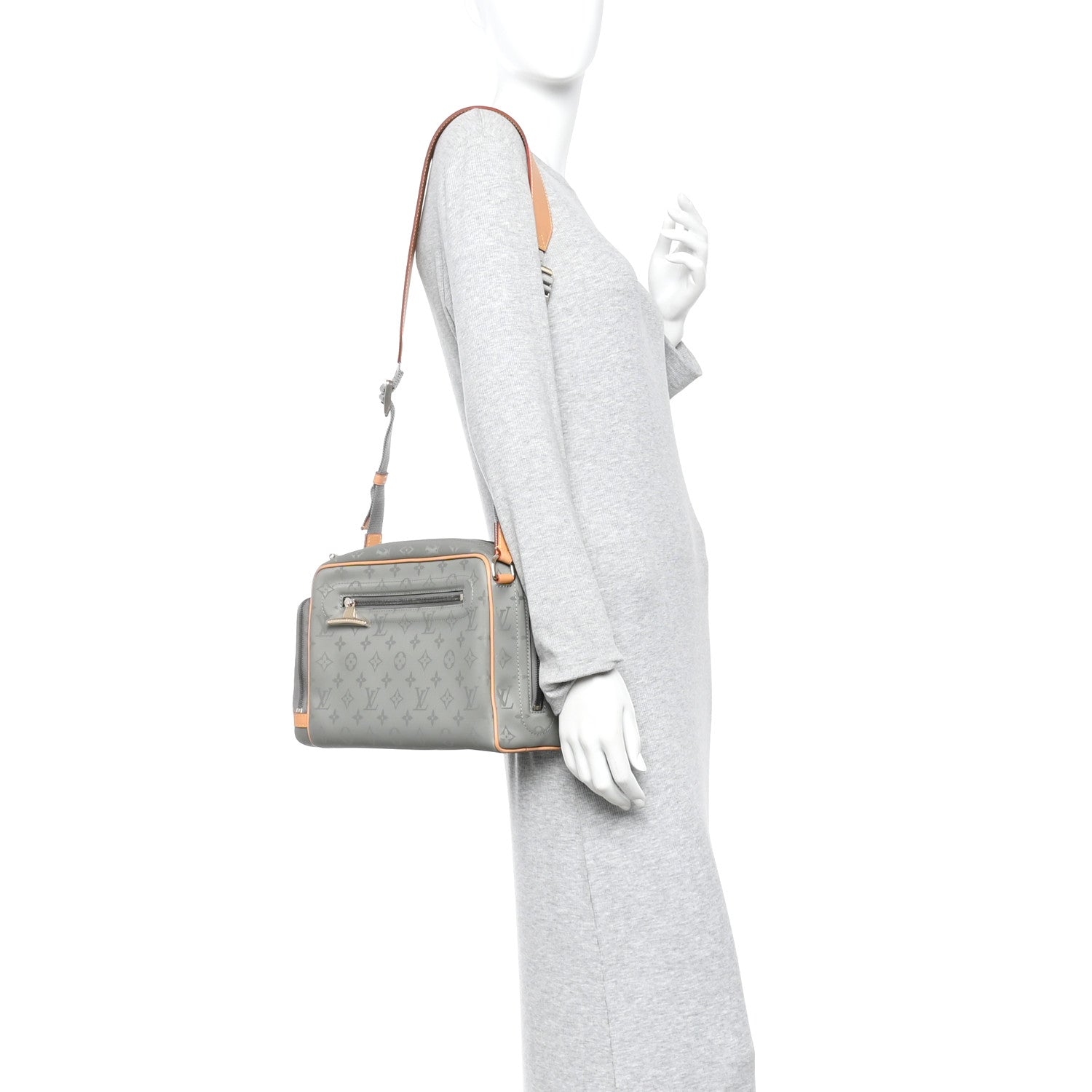 Louis Vuitton Monogram Titanium Camera Bag 2 of 10