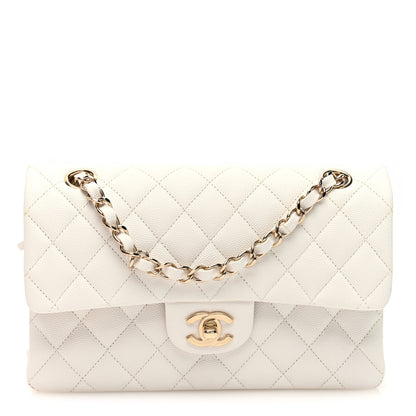 Chanel Caviar Quilted Small Double Flap White 1 of 10