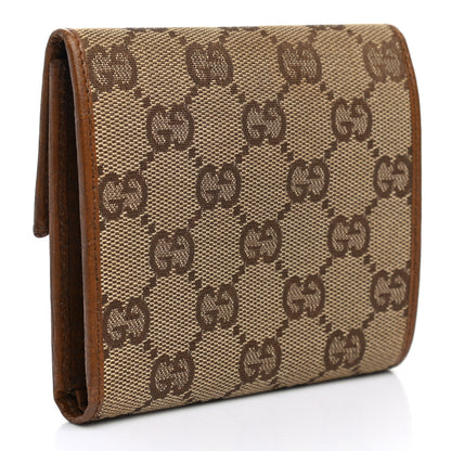 Gucci Monogram Bamboo Bar Compact Wallet Brown 3 of 10