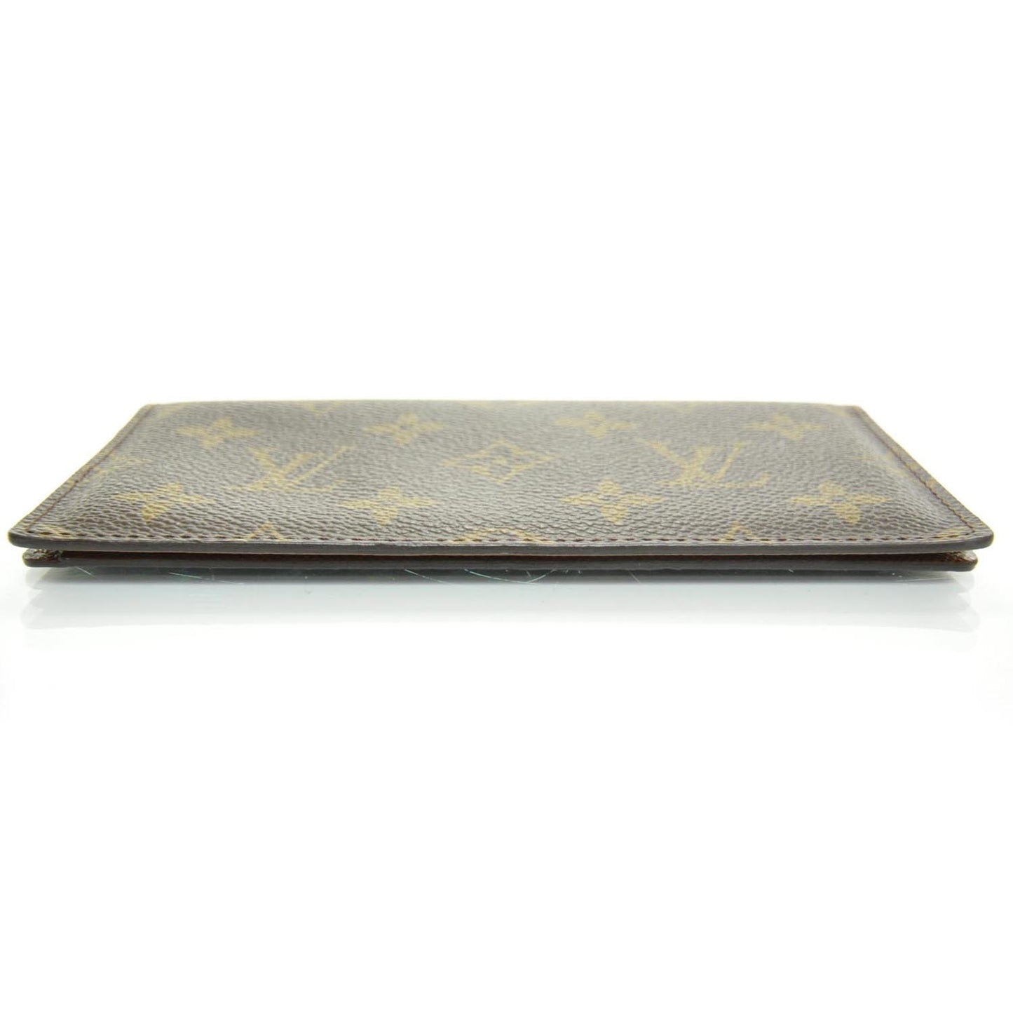Monogram Simple Checkbook Holder Wallet