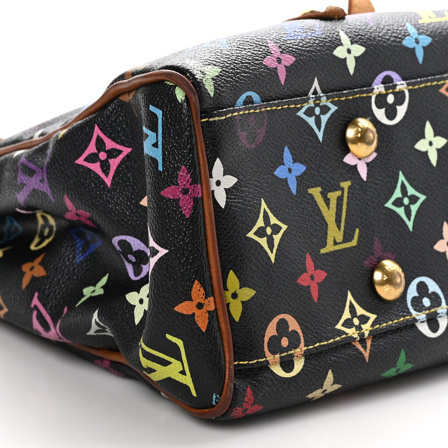 Louis Vuitton Monogram Multicolor Aurelia MM Black 8 of 14