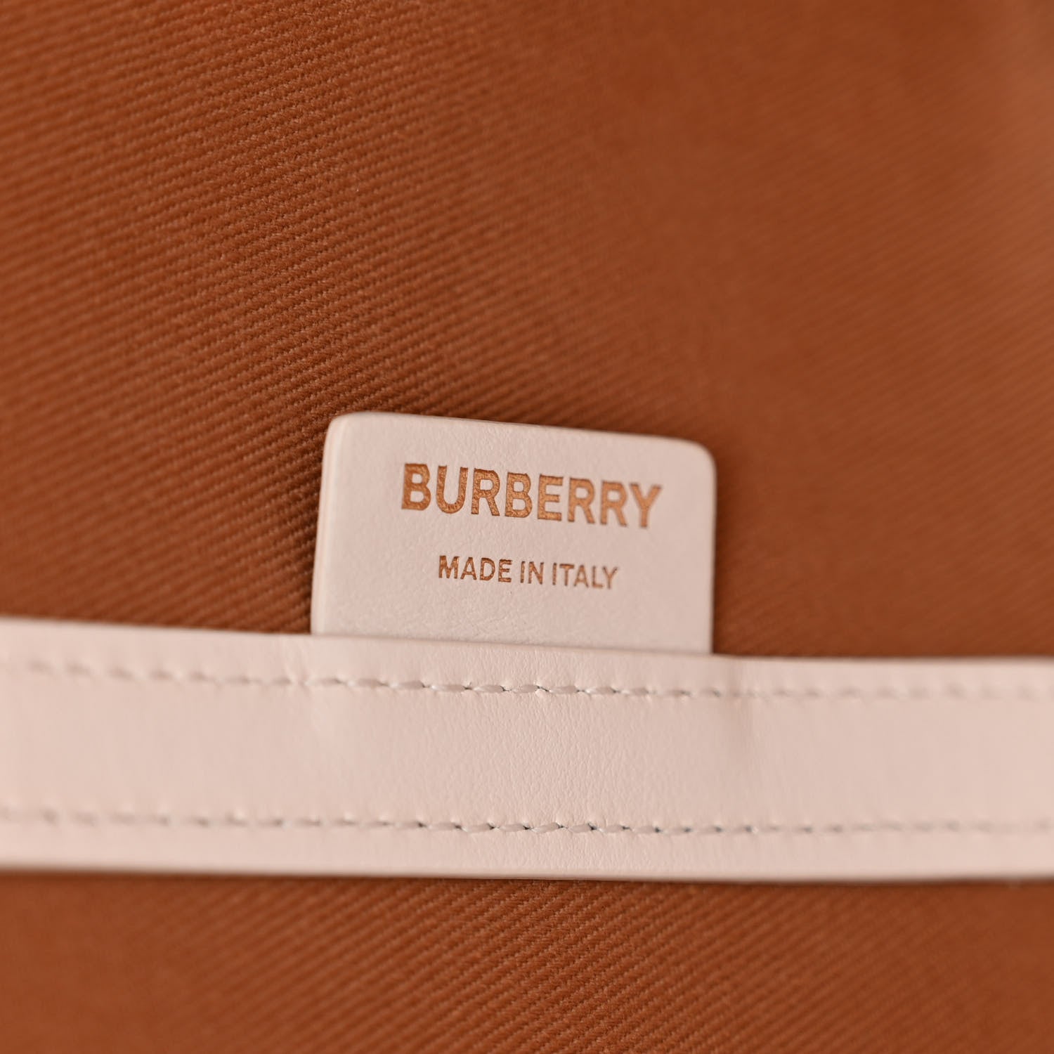 Burberry Cotton Vintage Check Small London Tote Bag White 7 of 11
