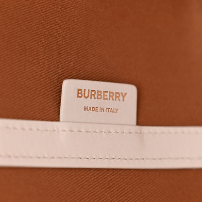Burberry Cotton Vintage Check Small London Tote Bag White 7 of 11