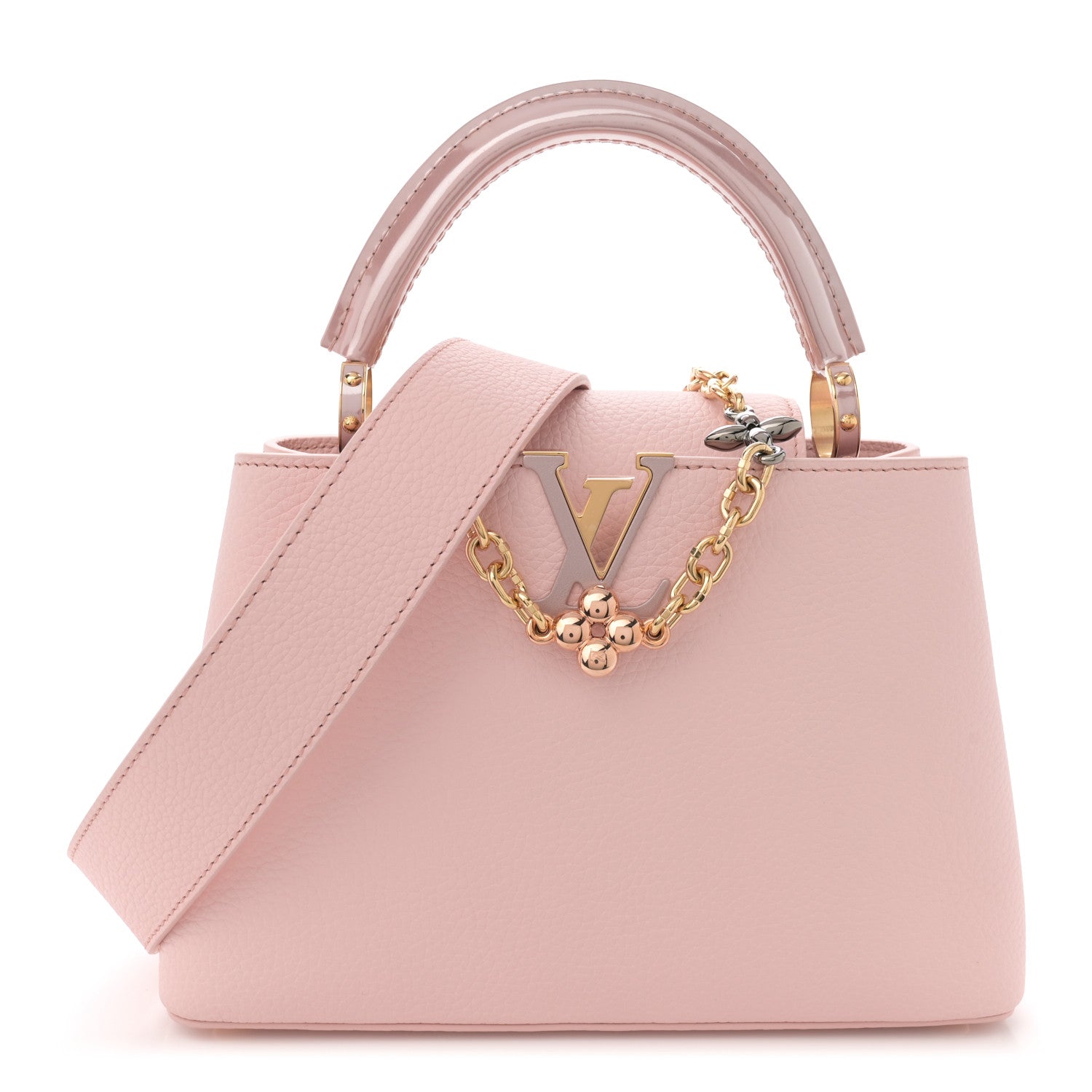 Louis Vuitton Taurillon Capucines BB Rose Jasmin 1 of 10