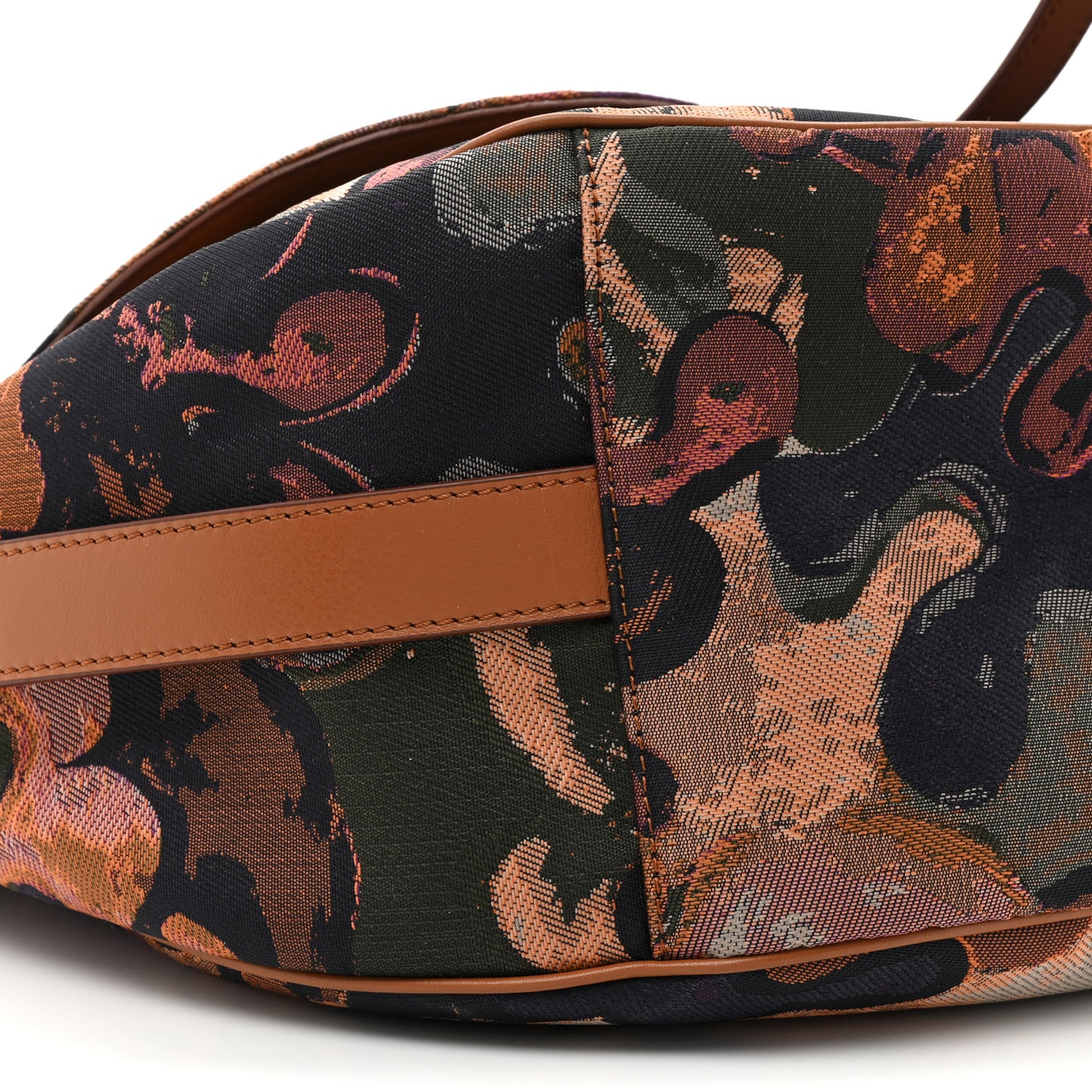 X Peter Doig Denim Soft Camouflage Saddle Bag