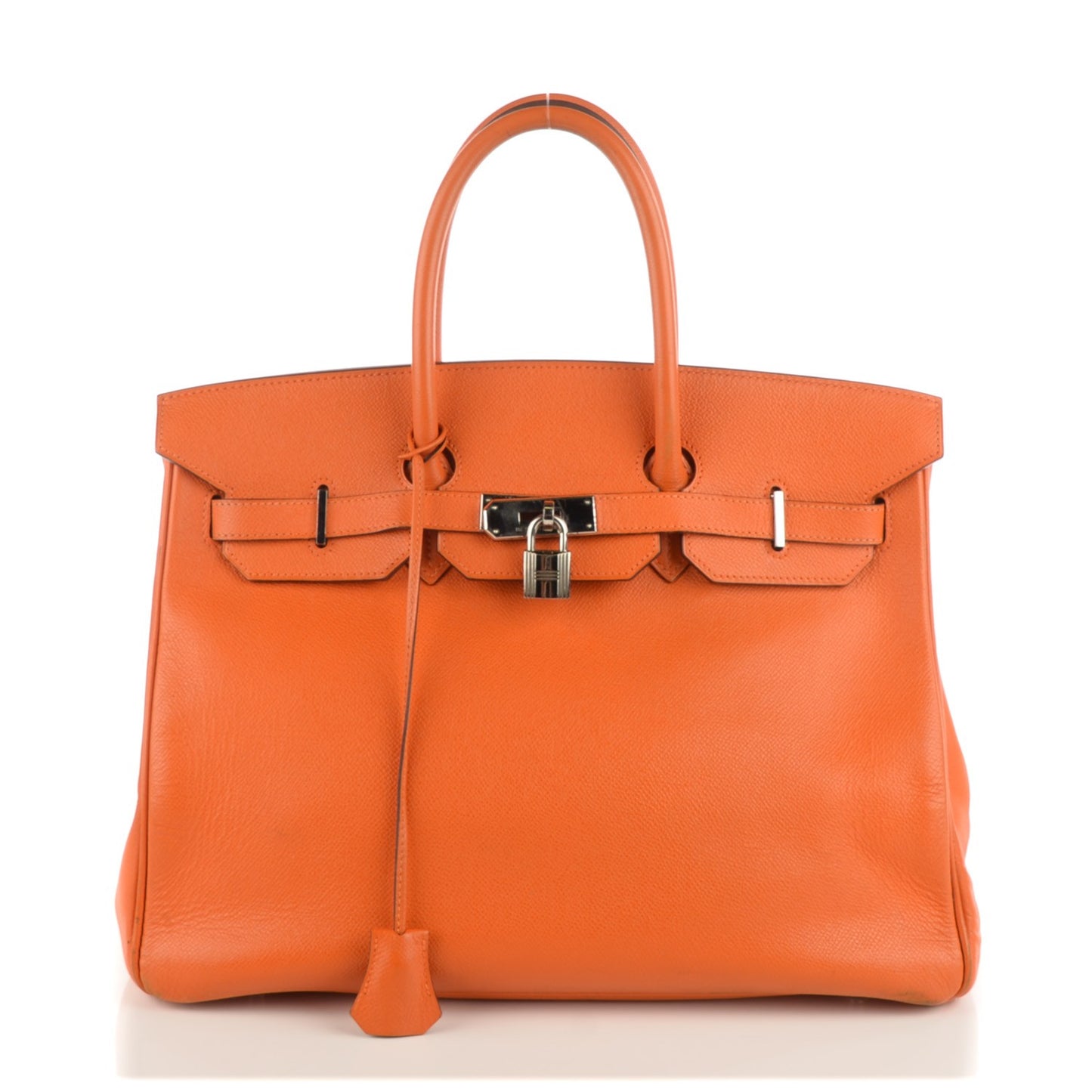 Epsom Birkin 35 Orange