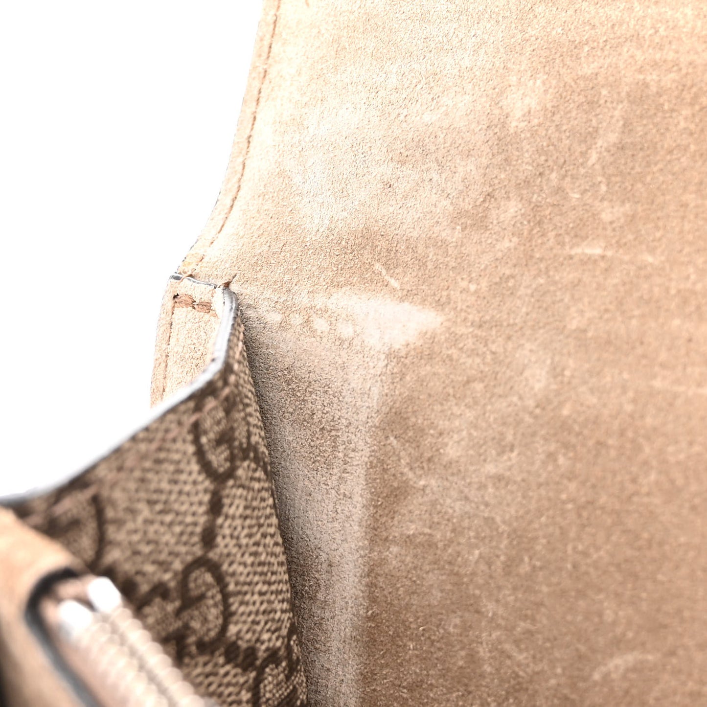 GG Supreme Monogram Medium Dionysus Shoulder Bag Taupe