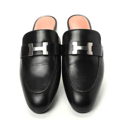 Hermes Goatskin Trocadero Mule 37.5 Black 5 of 11