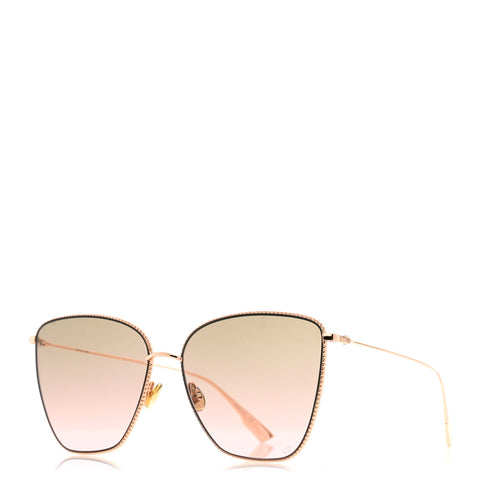 Metal DiorSociety 1 Sunglasses Pink