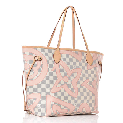 Louis Vuitton Damier Azur Tahitienne Neverfull MM 4 of 10