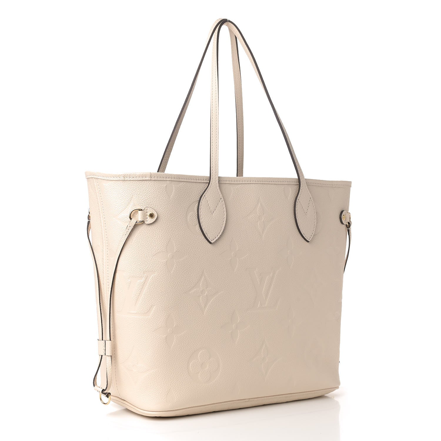 Louis Vuitton Empreinte Monogram Giant Neverfull MM Cream 2 of 4