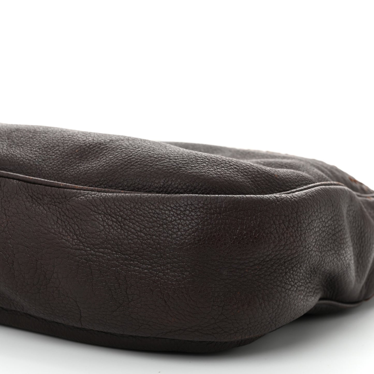 Cervo Intrecciato Shoulder Bag Ebano