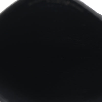 Saint Laurent Grain De Poudre Matelasse Chevron Monochrome Monogram Credit Card Case Black 5 of 8