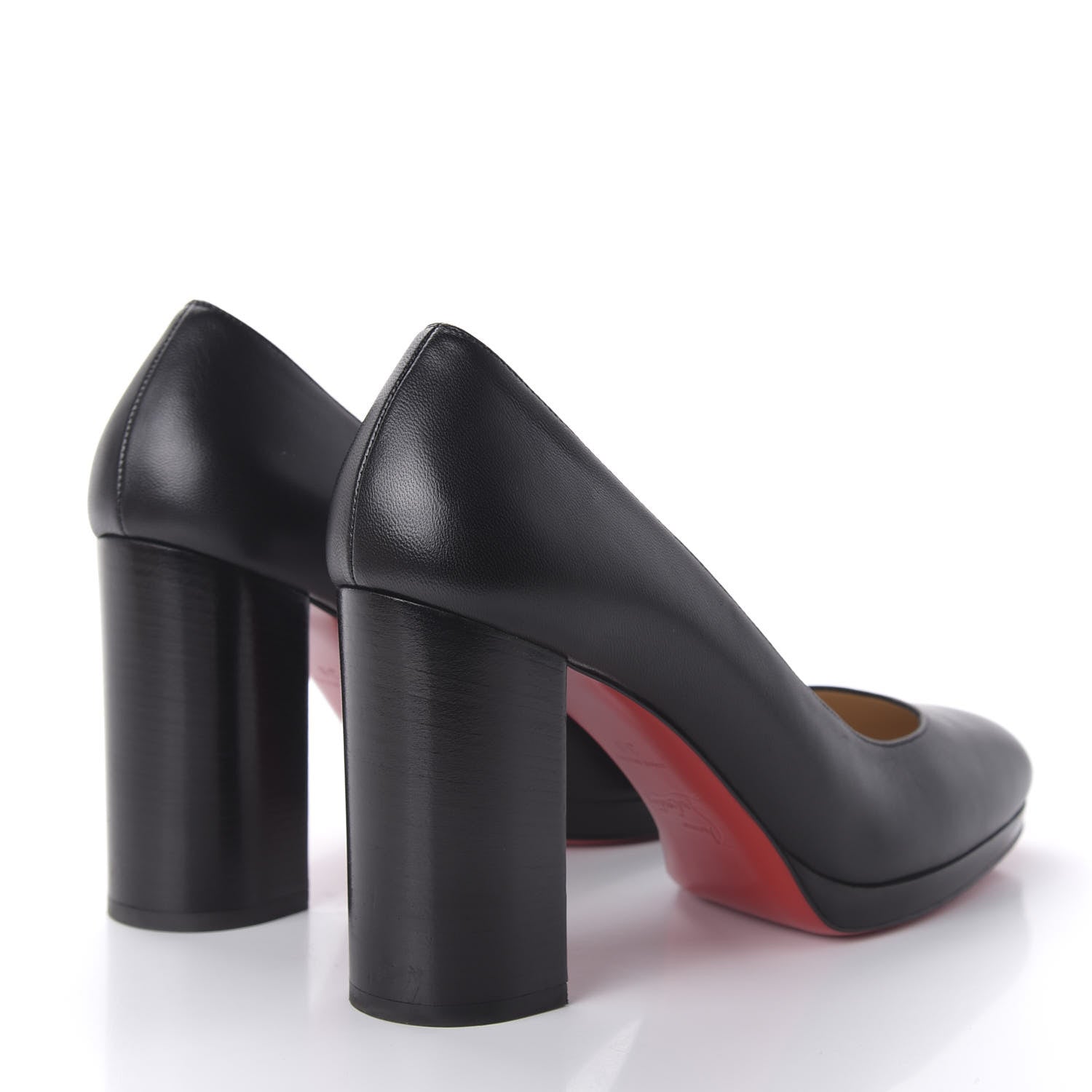 Christian Louboutin Nappa Kabetts 100 Pumps 39 Black Lucido 4 of 8