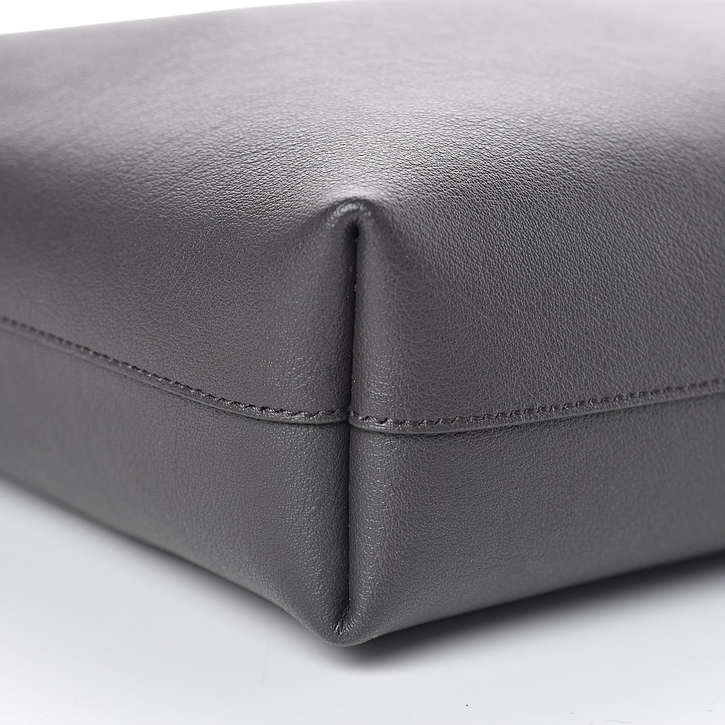 Calfskin Toy Shopping Tote Earth Grey