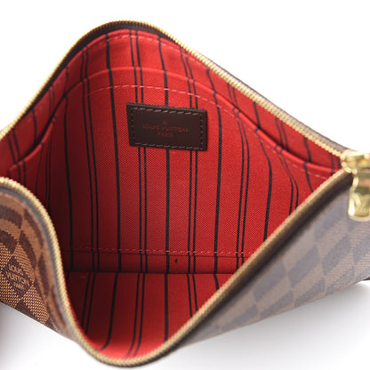 Louis Vuitton Damier Ebene Neverfull MM GM Pochette 4 of 5