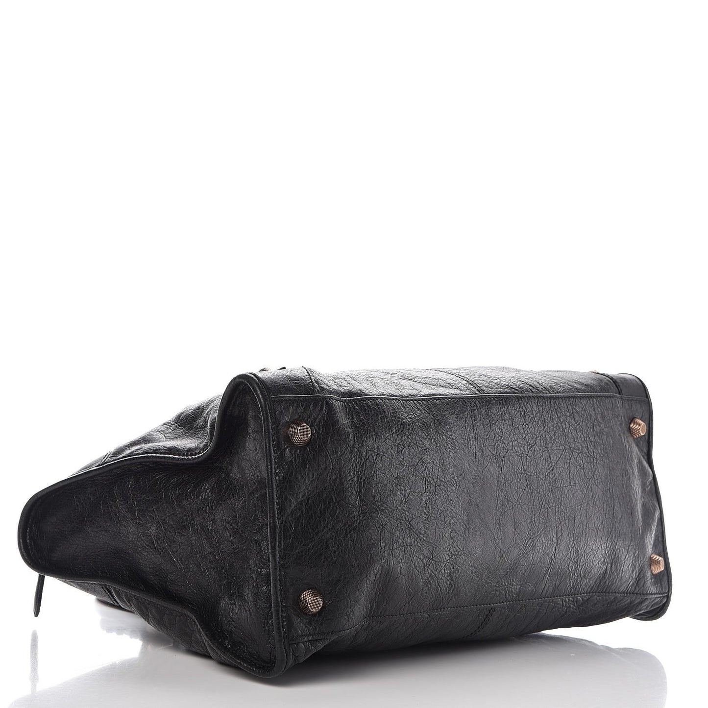 Agneau Giant 12 Rose Gold Hardware Work Black
