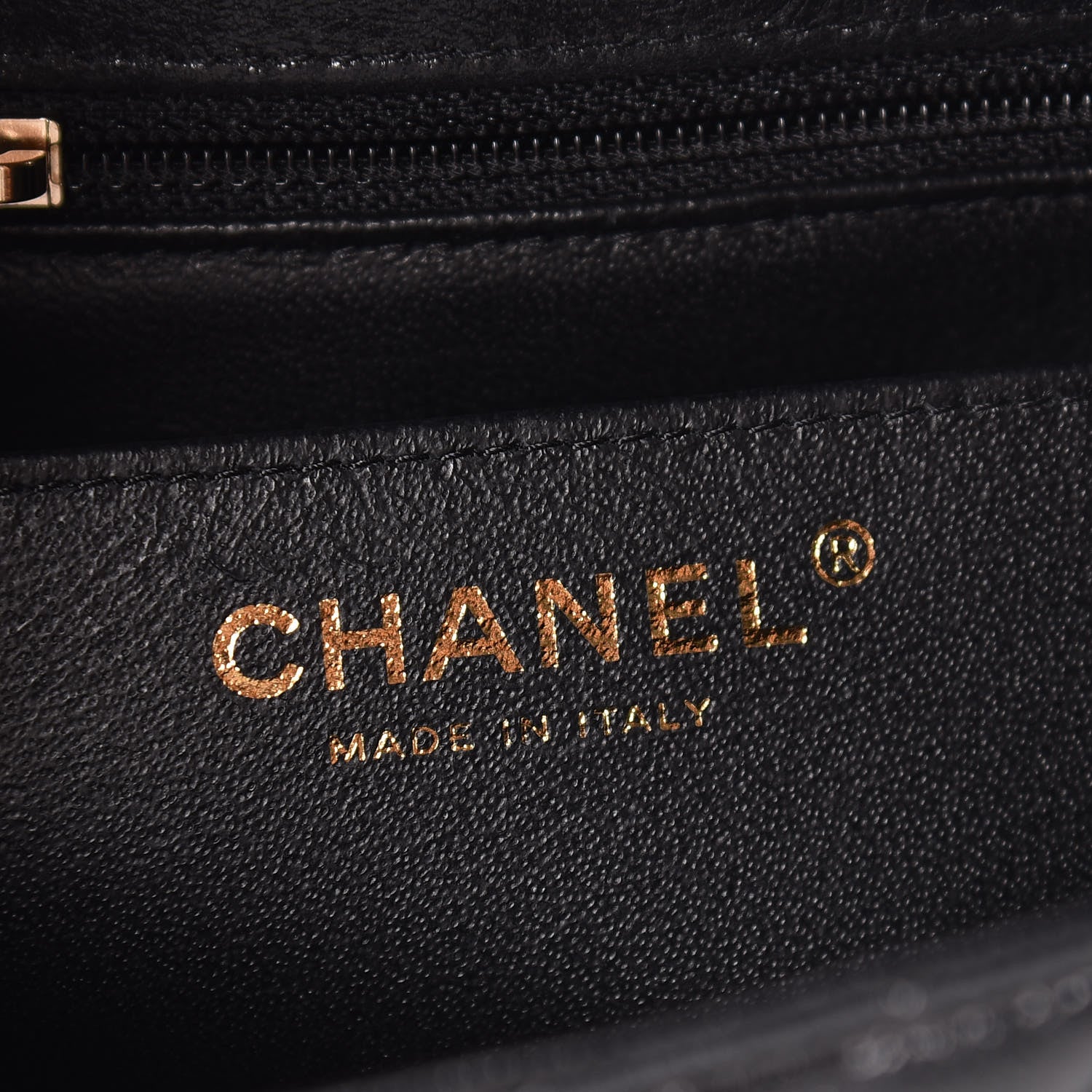 Chanel Iridescent Calfskin Chevron Quilted Mini Rectangular Flap Black 6 of 13