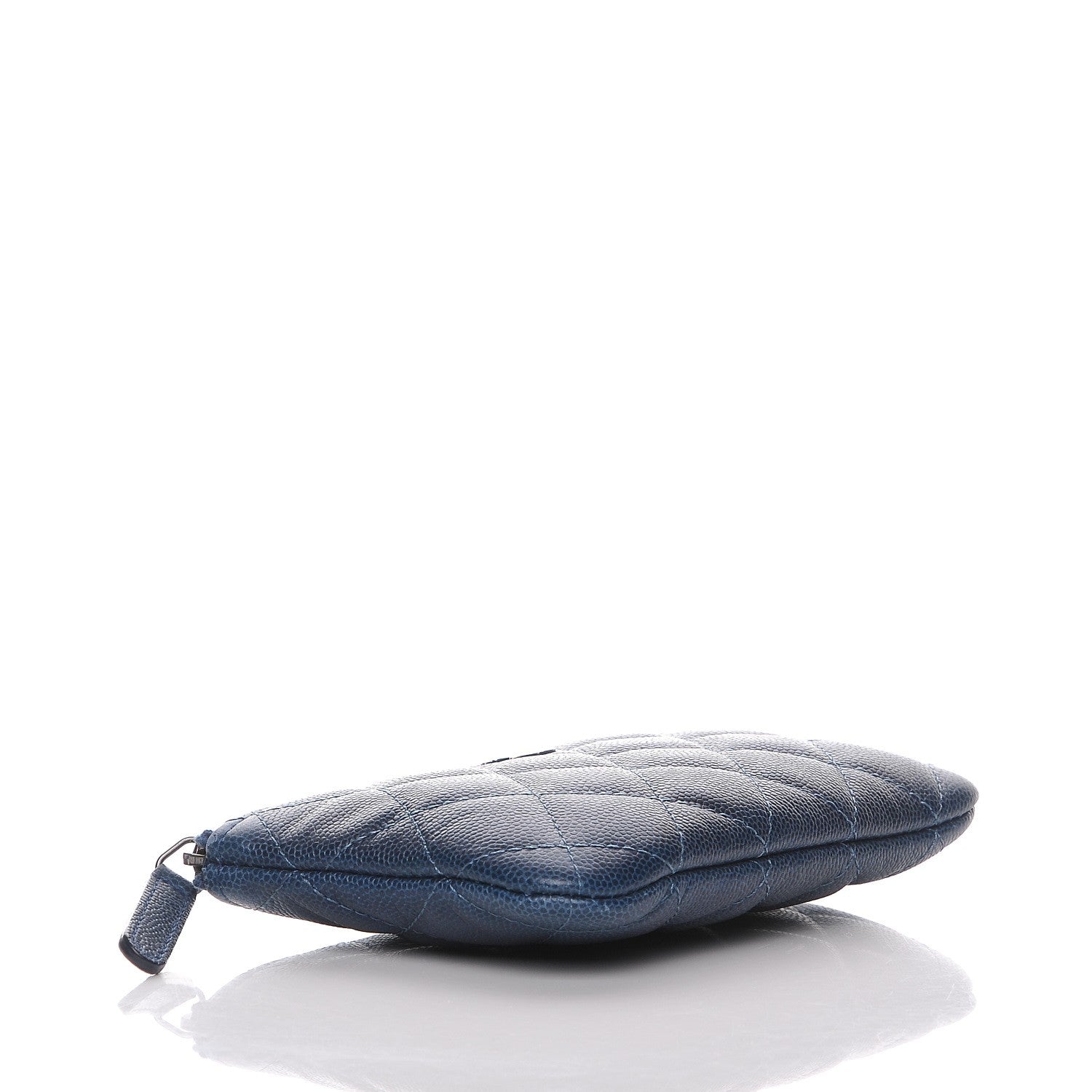 Chanel Caviar Quilted Small Cosmetic Case Navy 4 of 8