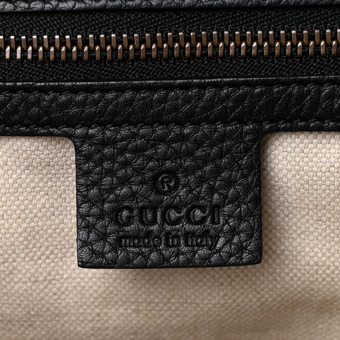 Calfskin Small GG Marmont Top Handle Bag Black