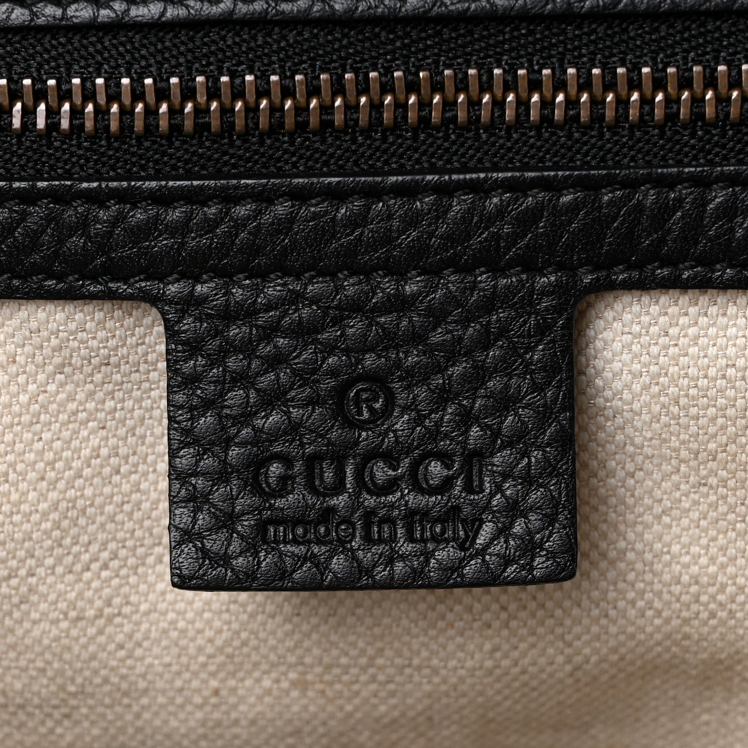 Gucci Calfskin Small GG Marmont Top Handle Bag Black 6 of 9