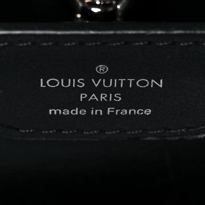 Louis Vuitton Smooth Calfskin Crystal Flowers Capucines BB Black 7 of 11