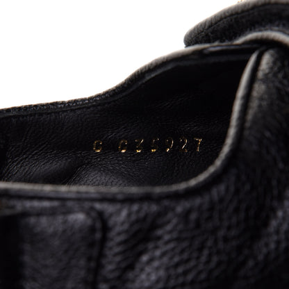 Chanel Grained Calfskin Velcro Dad Sandals 39.5 Black 9 of 10