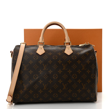 Louis Vuitton Monogram Speedy Bandouliere 35 10 of 10