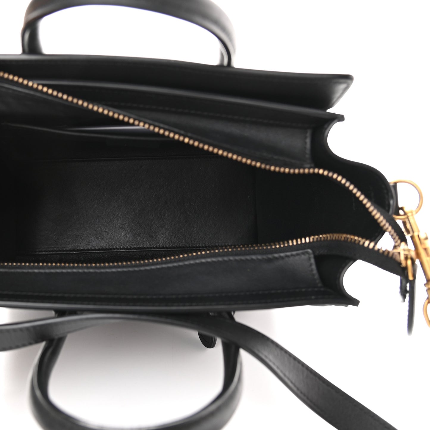 Smooth Calfskin Nano Luggage Black