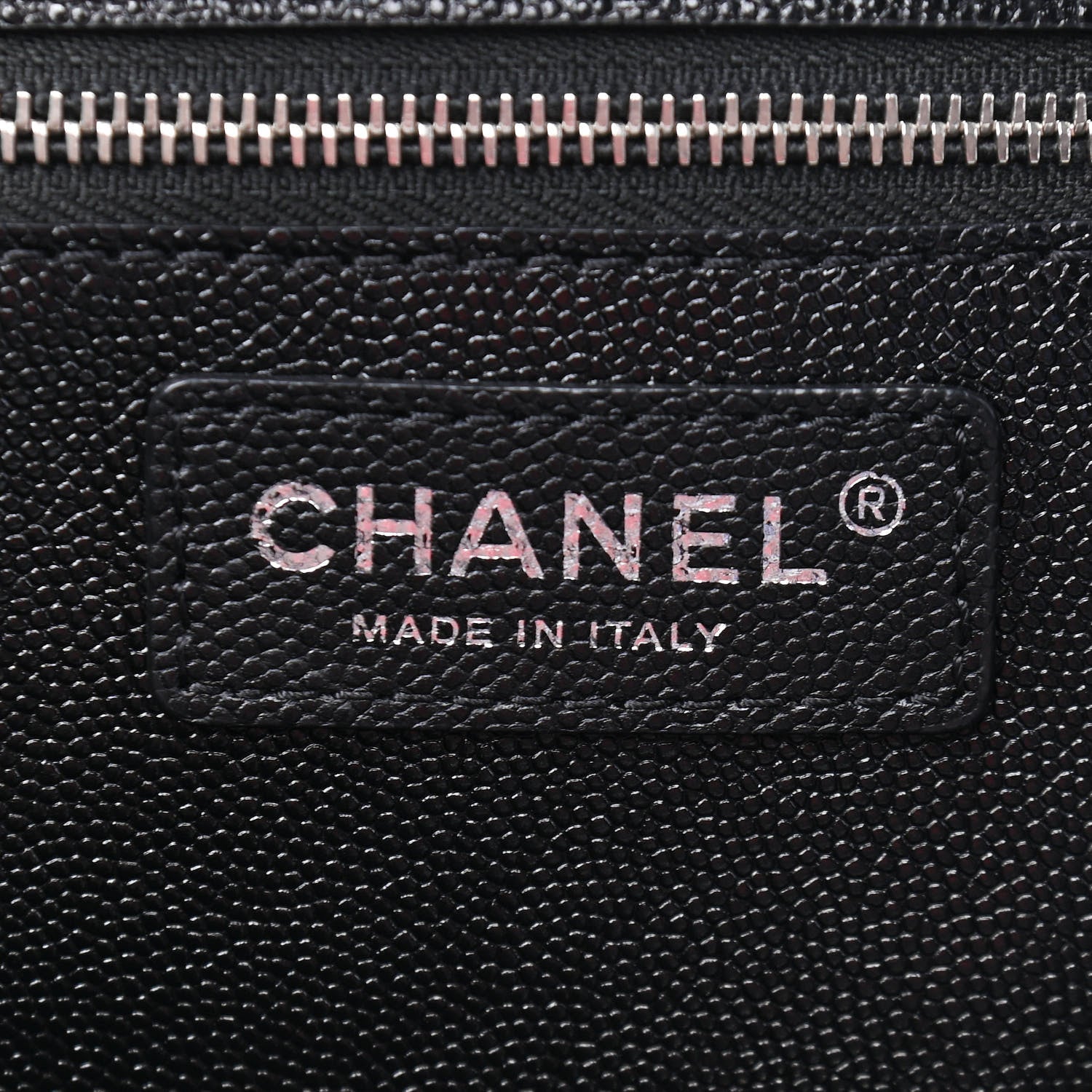 Chanel Caviar Stitched Medium Lady Coco Shopping Tote Black 5 of 6