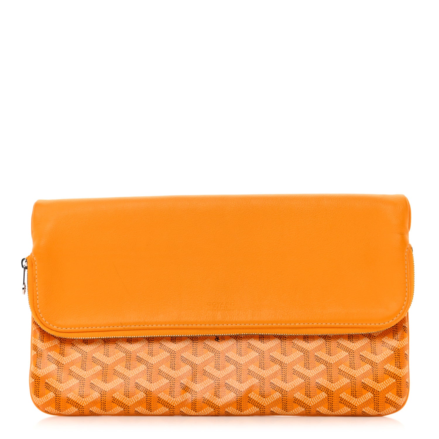Goyard Goyardine Sainte Marie Soft Clutch Yellow 1 of 12