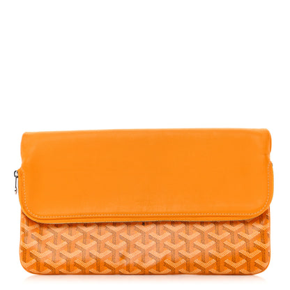 Goyard Goyardine Sainte Marie Soft Clutch Yellow 1 of 12