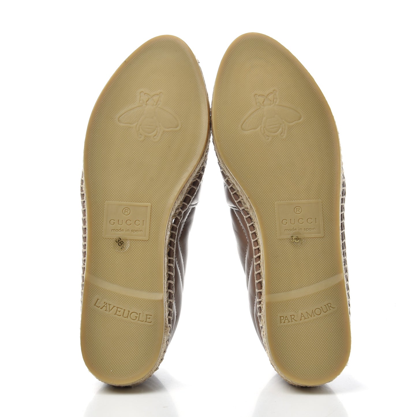 Nappa Matelasse GG Marmont Espadrilles 38.5 Porcelain Rose