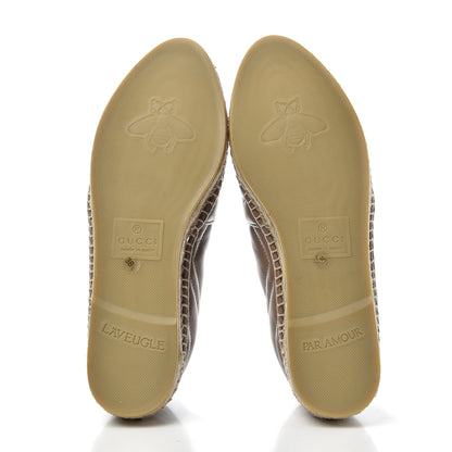 Gucci Nappa Matelasse GG Marmont Espadrilles 38.5 Porcelain Rose 6 of 11