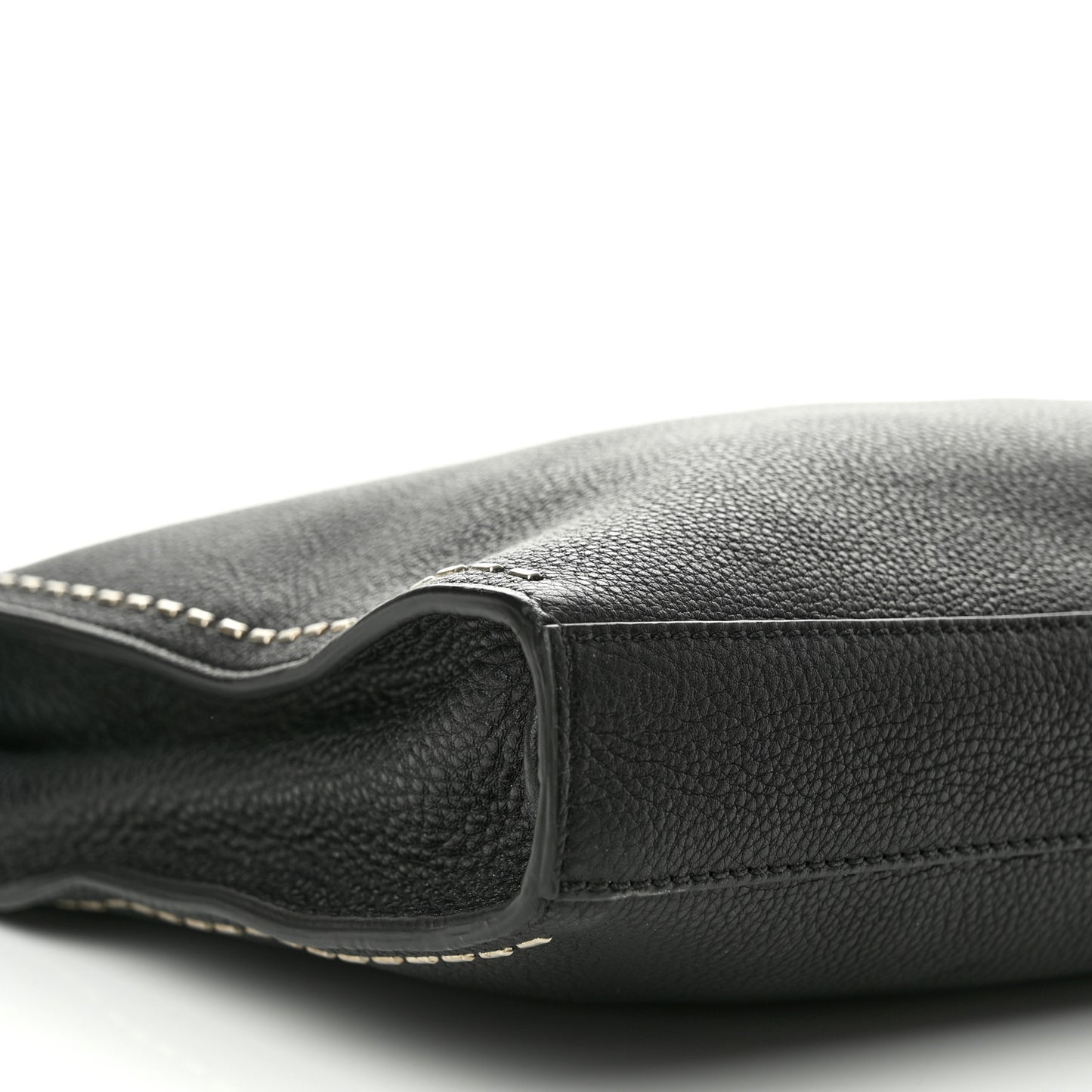 Cuoio Romano Selleria Studded Large Peekaboo Iconic Fit Satchel Black
