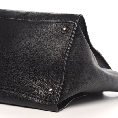 Prada Glace Calf Twin Pocket Tote Black 9 of 11